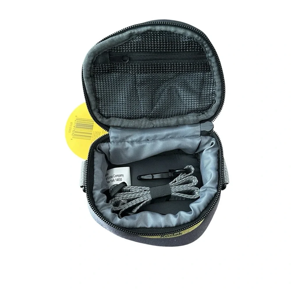 NEW Kodak Venture Digital Camera Bag & Strap Green Gray Travel Vacation Retro